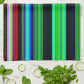 Multicolor Striped Dish Theedoek (Gevouwen)