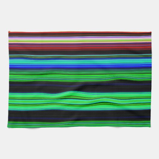 Multicolor Striped Dish Theedoek (Horizontaal)