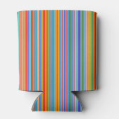 Multicolor Striped Pattern Blikjeskoeler (Achterkant)