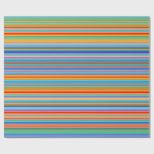 Multicolor Striped Pattern Cadeaupapier