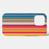 Multicolor Striped Pattern Case-Mate iPhone Case (Achterkant (horizontaal))