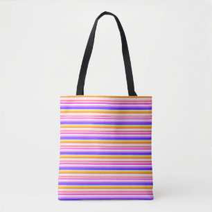 Multicolor Striped Pattern Draagtas