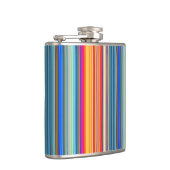 Multicolor Striped Pattern Heupfles (Rechts)