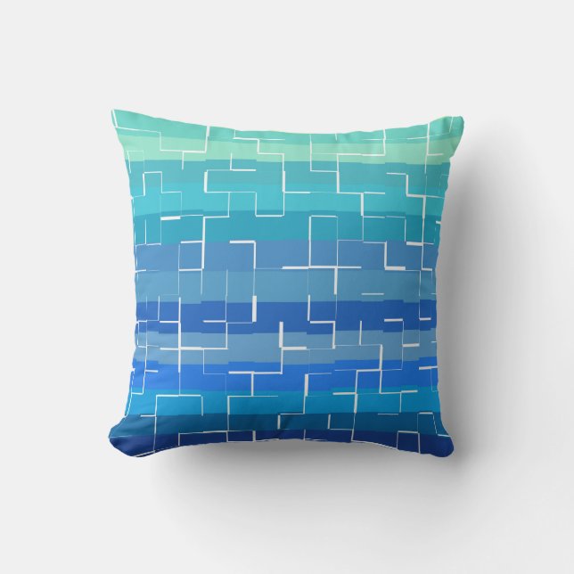 Multicolor Striped Pattern Kussen (Voorkant)
