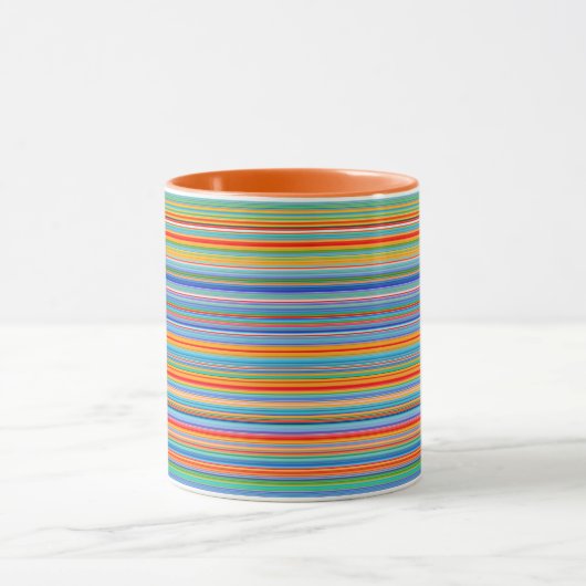 Multicolor Striped Pattern Mok (Midden)