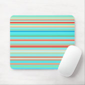 Multicolor Striped Pattern Muismat (Met muis)