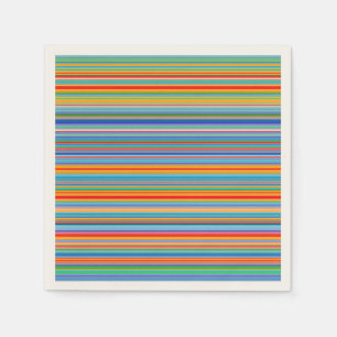 Multicolor Striped Pattern Servet