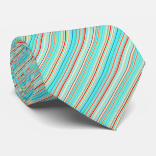 Multicolor Striped Pattern Stropdas