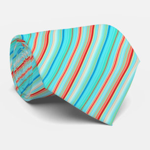 Multicolor Striped Pattern Stropdas