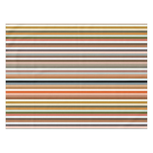 Multicolor Striped Pattern Tafelkleed (Voorkant (Horizontaal))