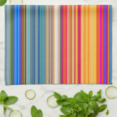 Multicolor Striped Pattern Theedoek (Gevouwen)