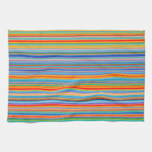 Multicolor Striped Pattern Theedoek