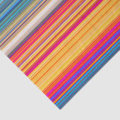 Multicolor Striped Pattern Tissuepapier (Detail)
