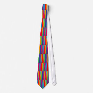 Multicolor Striped Stropdas