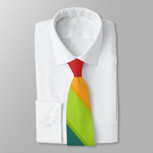 Multicolor Striped Stropdas (Gebonden)