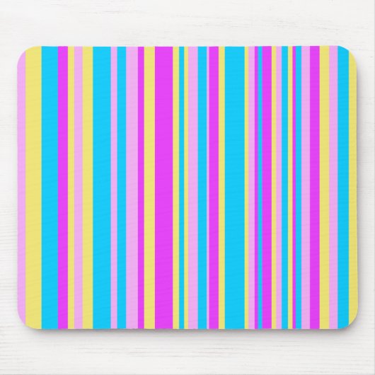Multicolor Stripes Muismat (Voorkant)