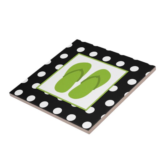 Multicolor Stripes Tile Tegeltje (Zijkant)