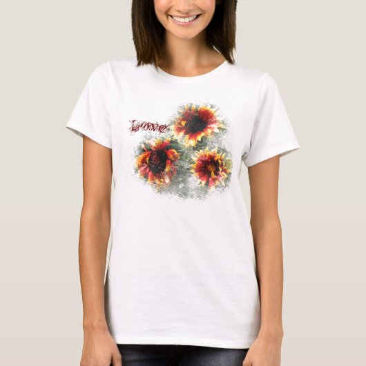 Multicolor Sunflower T-shirt (Voorkant)