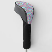 Multicolor Swirls Pattern Golfheadcover (Schuin)