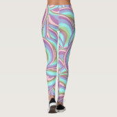 Multicolor Swirls Pattern Leggings (Achterkant)