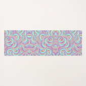 Multicolor Swirls Pattern Yogamat (Achterkant (horizontaal))