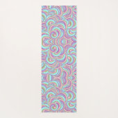 Multicolor Swirls Pattern Yogamat (Achterkant)
