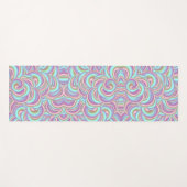 Multicolor Swirls Pattern Yogamat (Voorkant (horizontaal))