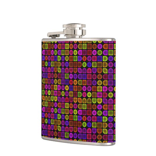 Multicolor textuur heupfles (Links)