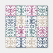 Multicolor Tiles Magneet (Voorkant)