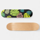 Multicolor tropische bladeren 2 skateboard (Horizontaal)