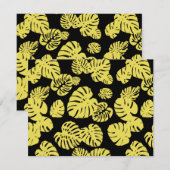 Multicolor tropische bladeren 7 notitiekaartje (Voorkant / Achterkant)