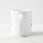 Multicolor Vibrant Mots Positifs Spécialité Mug (Dos)