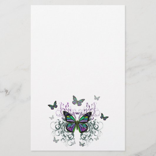 MultiColor-vlinders Briefpapier (Voorkant)