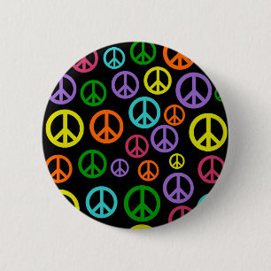Multicolor Vredessignalen Ronde Button 5,7 Cm