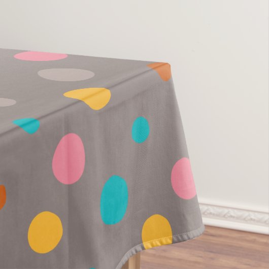 Multicolor Waterverf Stippen 3 Tafelkleed (Voorbeeld)