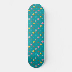 Multicolor Waterverf Stippen 6 Skateboard