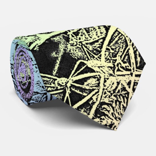 Multicolor Weeds Stropdas (Opgerold)