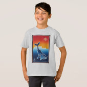 Multicolor Whale Youth T-shirt (Voorkant volledig)