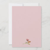 Multicolor Wildflower Breed Baby shower Kaart (Achterkant)