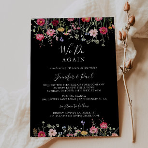 Multicolor Wildflower doen we opnieuw gelofte van Kaart