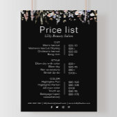 Multicolor Wildflower Schoonheidssalon prijslijst