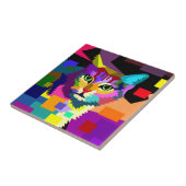 Multicolor WPAP Kat 656 Tegeltje (Zijkant)