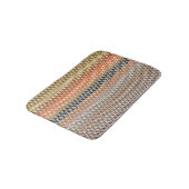 Multicolor Zigzag Patroon Badmat (Gekanteld)