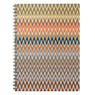 Multicolor Zigzag Pattern Notitieboek