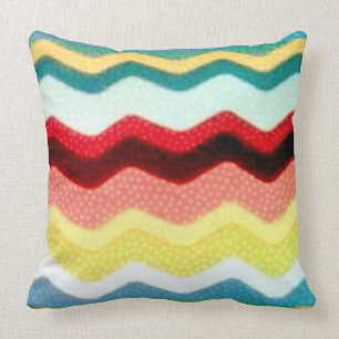 Multicolor Zigzags Kussen