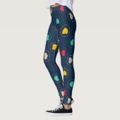 Multicolore harten leggings (Links)