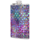 Multicolored Abstract Digitaal Art. Heupfles (Links)