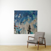 Multicolored abstract wall wandkleed (In situ)