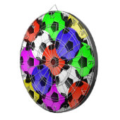 Multicolored American Soccer of Football Dartbord (Voorkant Rechts)