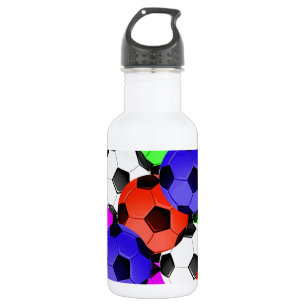 Multicolored American Soccer of Football Waterfles